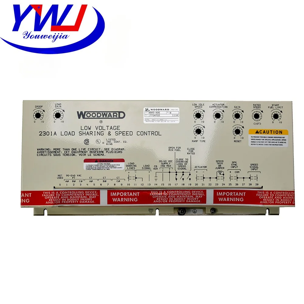 2301A 9905-026 WOODWARD Diesel Genset Speed Controller with Parallel Function 2301A 9905-026