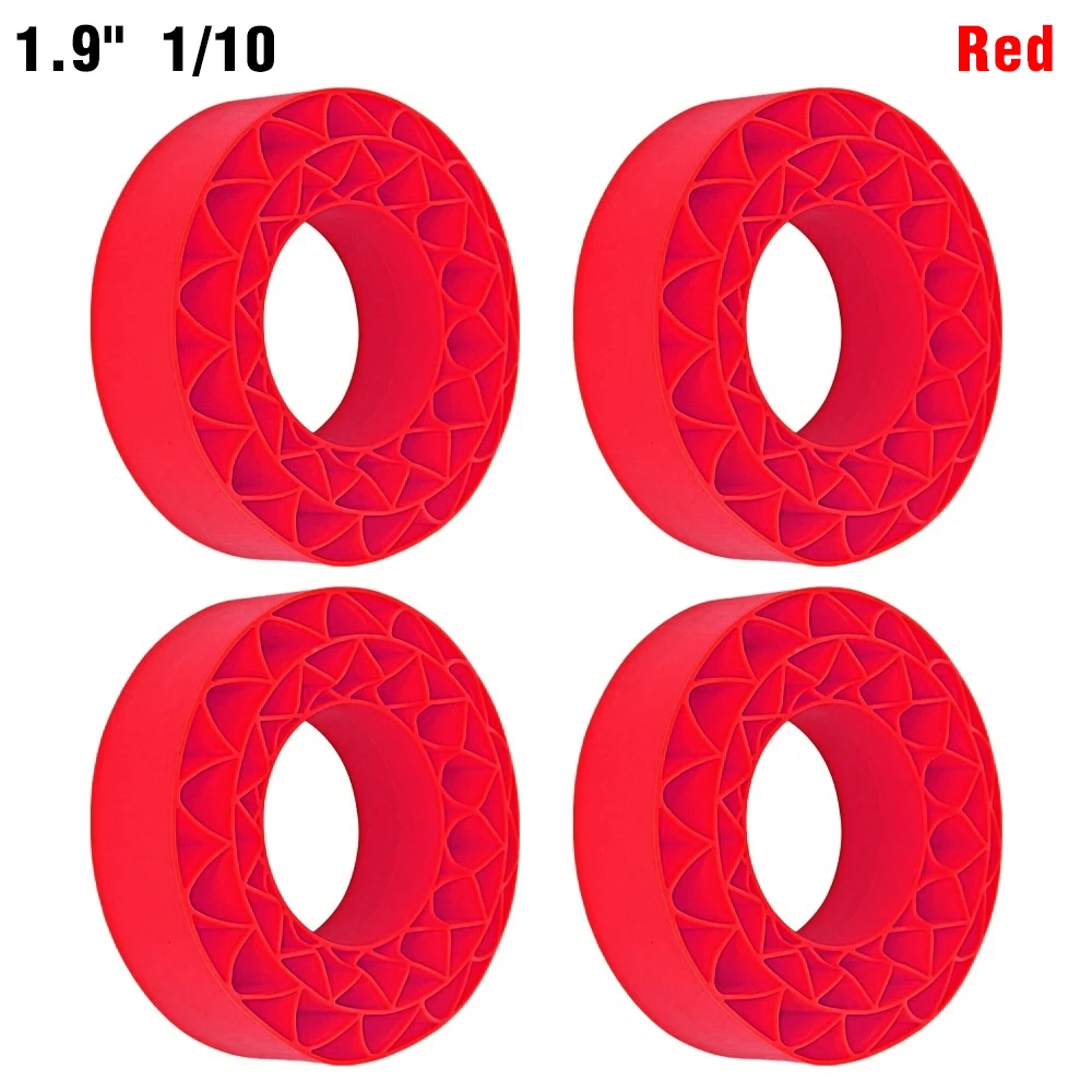 9imod 1.9 polegada 4 pçs pneus inserção de borracha de silicone espuma caber 118-122mm roda pneu enchimento interno à prova dwaterproof água para 1/10 trx4 scx10