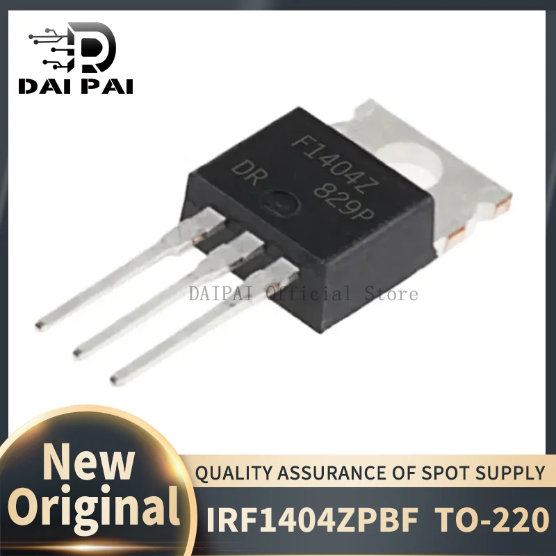 (10 piezas-50 piezas) 100% nuevo, importado, original, IRF1404ZPBF, IRF1404Z, TO-220, MOS FET 75A 40V