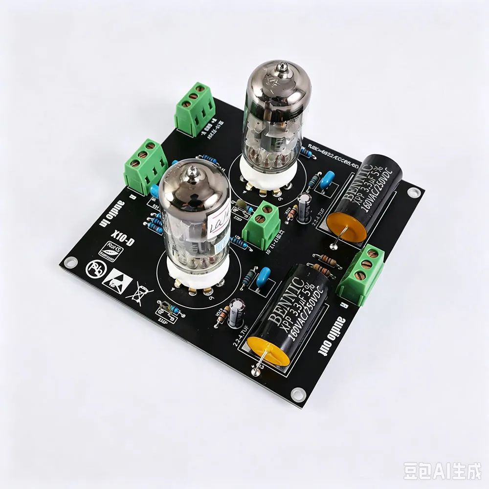 Dual ±12V–30V Power Supply British Sound Tube Buffer Preamp Kit, Warm Musical Sound, Hi-Fi Audio Fidelity DIY Board