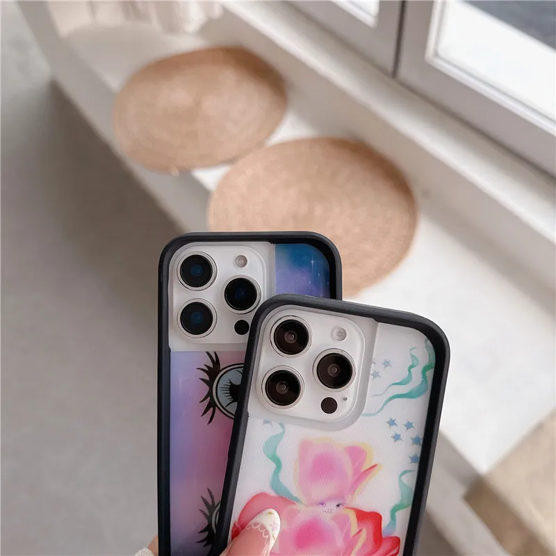 حافظة لهاتف آيفون 16 15 14 13 12 Pro Max Plus Danielle Guizio WF Girl غطاء زهرة الرقص Funda