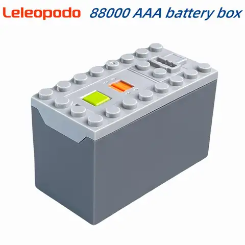 New 1/2/5/10Pcs MOC Power Functions AAA Battery Box 88000 Technical Parts Building Blocks Compatible with Brand Toys Accessories