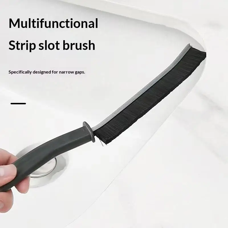 2Pcs Multi-scene Gap Cleaning Brush Stiff Bristle Cleaner for Home Kitchen Tile Toilet Narrow Dead Angles