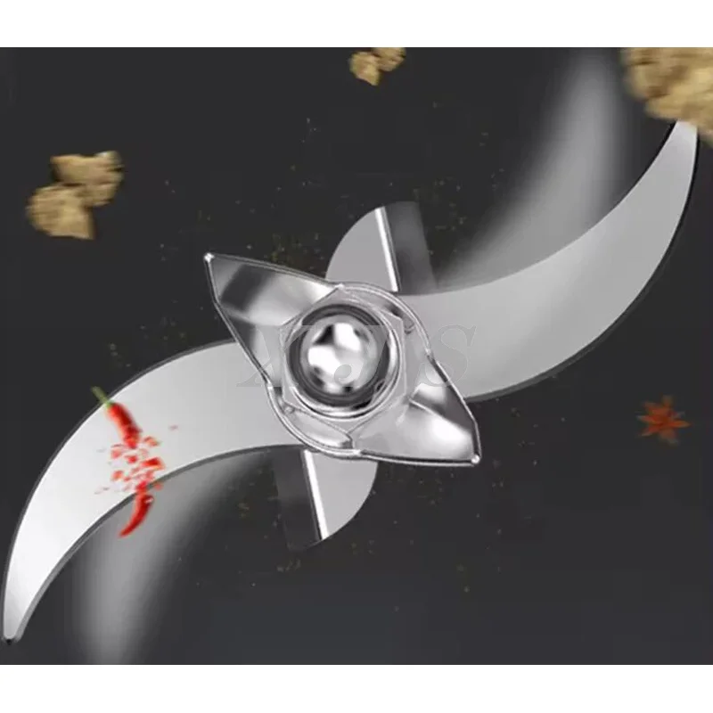 

Коммерческая электрическая мельница с четырьмя лезвиями для сухих продуктов, перца чили, черного перца, риса, пшеницы, кукурузы и зерновых.