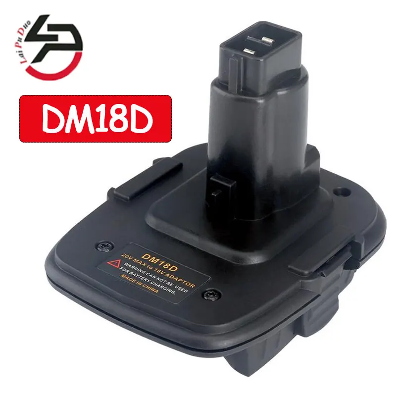 

DM18D Battery Adapter Simple Installation USB Port Design 20V to 18V Battery Adapt Connector for Dewalt 20V Battery