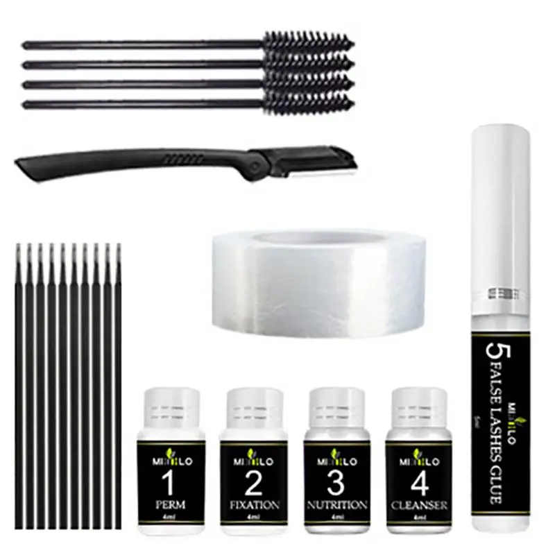 2 In 1 Eyelash Eyebrow Lifting Set Mi-pernament Brow Lift Kit Eyebrow Lamination Kit Styling Perming Setting Curling EyelashLift