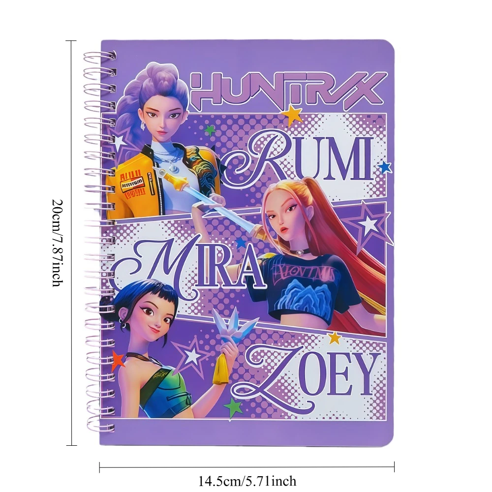 دفاتر A5 أنيمي هنتركس رومي ميرا جوي ساجا مروحة هدية القرطاسية لفائف الكتابة للطلاب اللوازم المدرسية مكتب الملحقات #6
