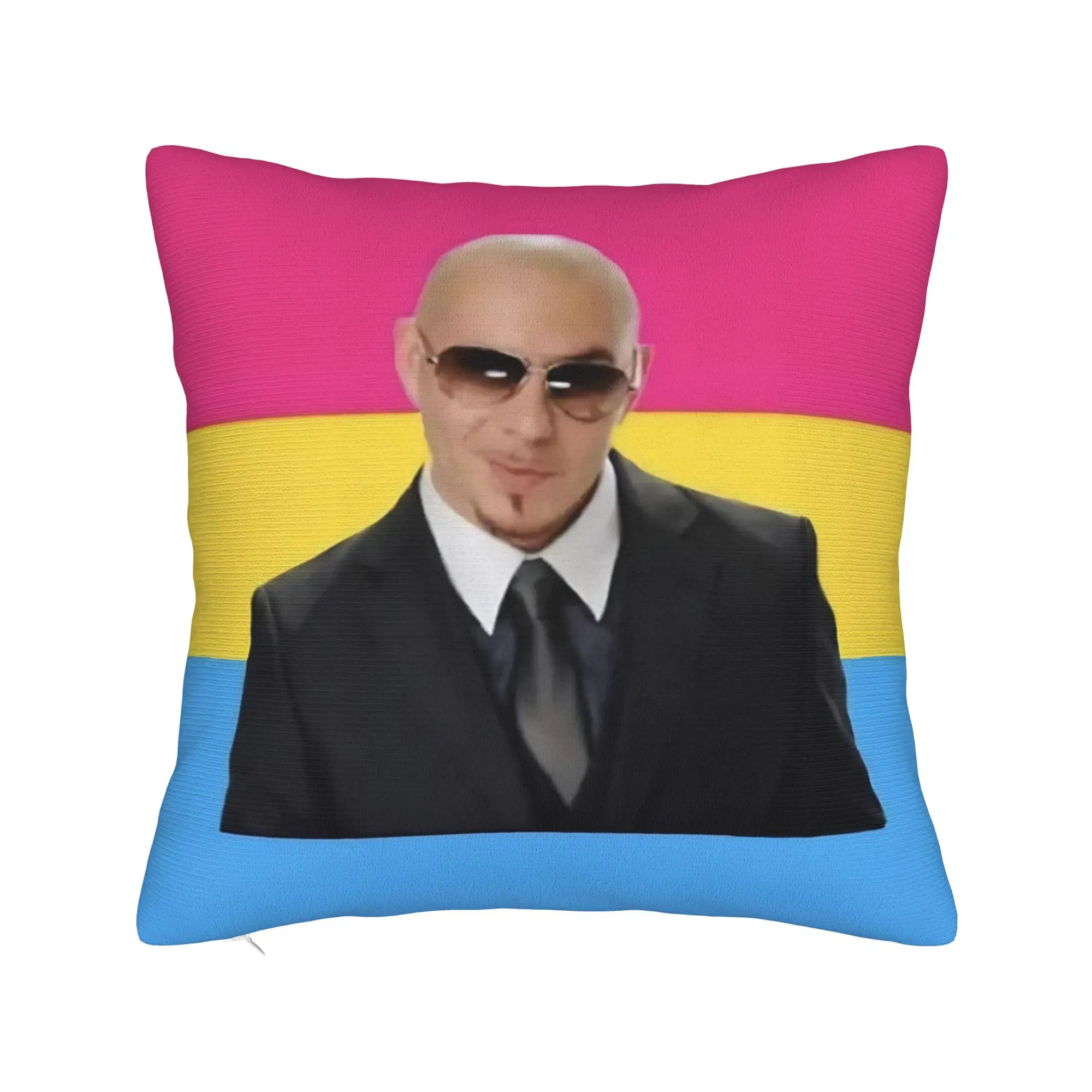 Singer Pitbull Tour 2026 Pillowcases Accessories Soft Cushion Cover Decoration  Throw Pillow Case Cover Home Multiple Sizes