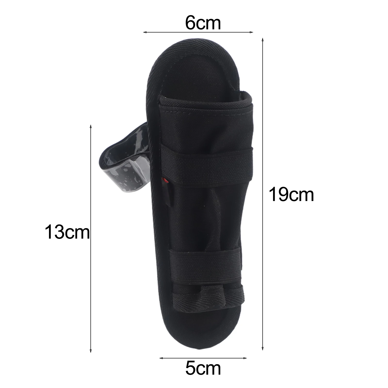 Adjustable Microphone Strap Holder Bag Featuring Thickened Nylon and PP Support Plate for Stability with Wireless Microphones