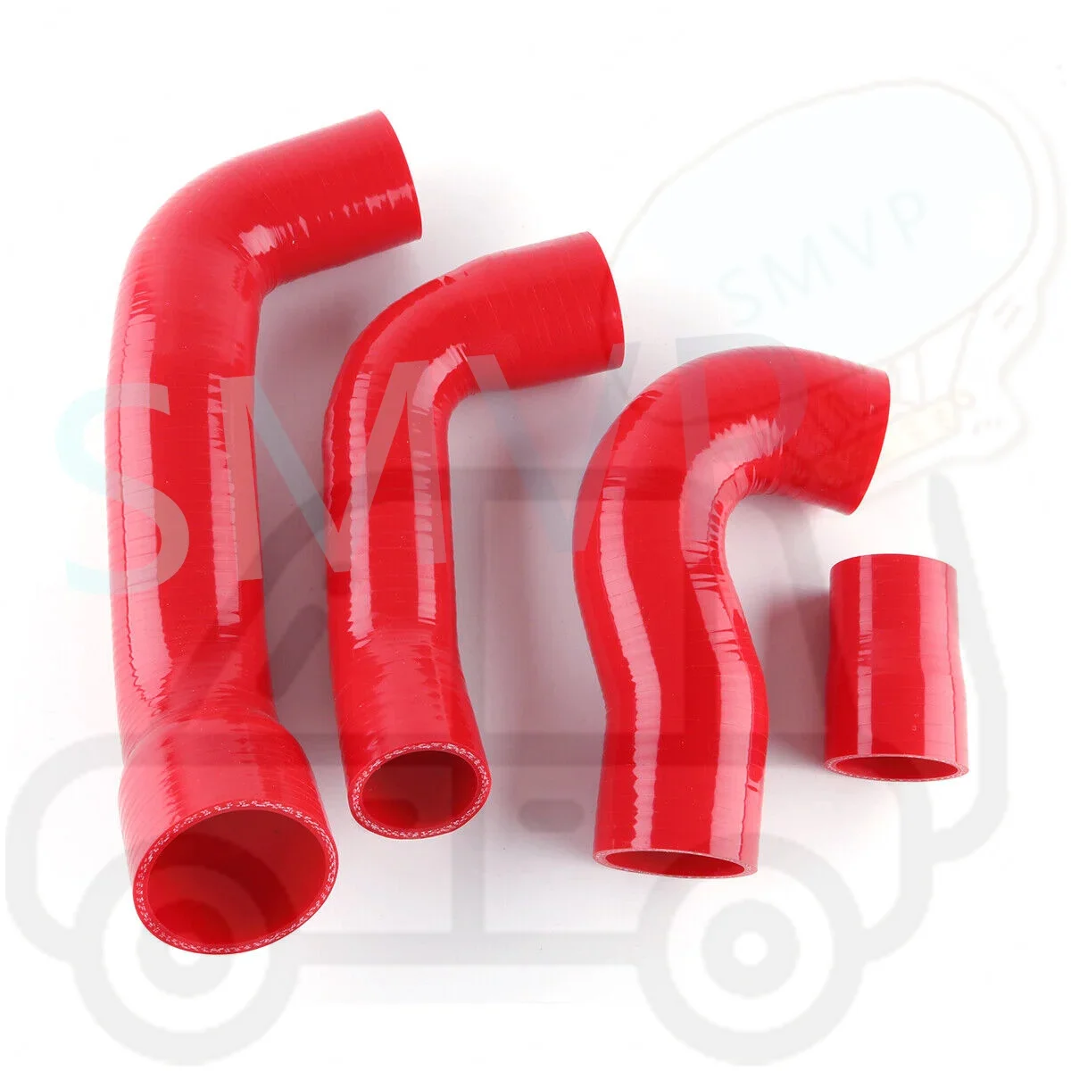 For 1993-1999 Fiat Punto GT 1.4 Turbo GT1 GT2 GT3 Turbo Boost Intercooler Hoses Silicone Tubes Set Replacement Auto Parts 4PLY