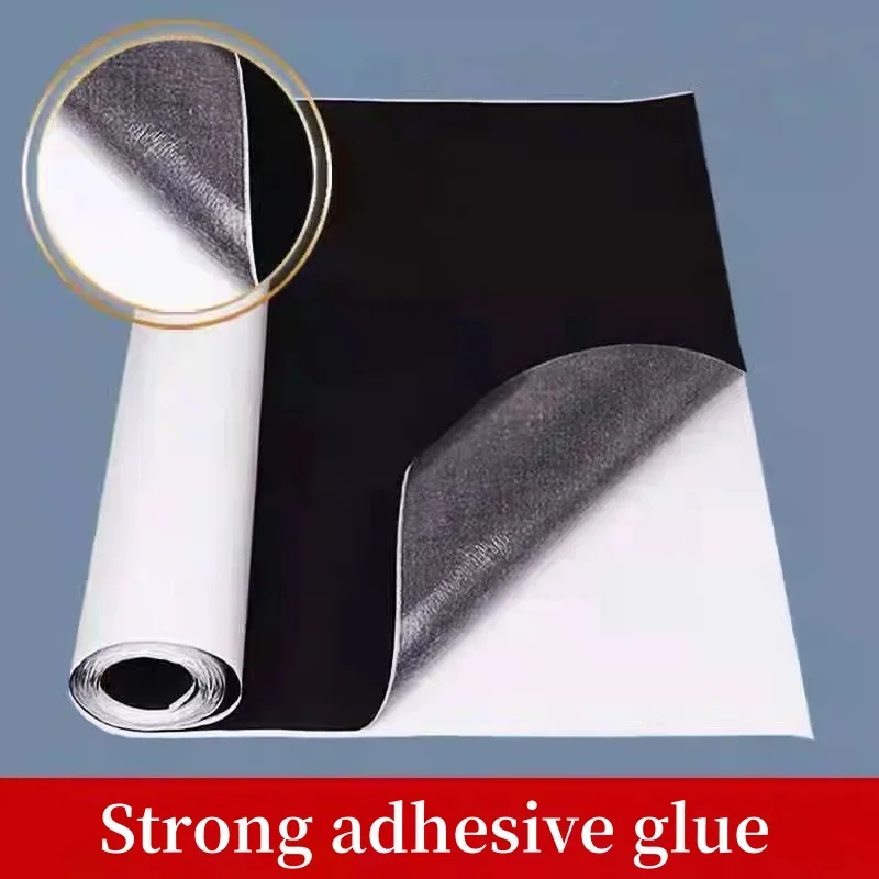 

Decorative Audio Car Interior 100x50cm Self-adhesive Felt Non-woven Fabric Sticky Felt Carpet Background Decor Sound Insulation