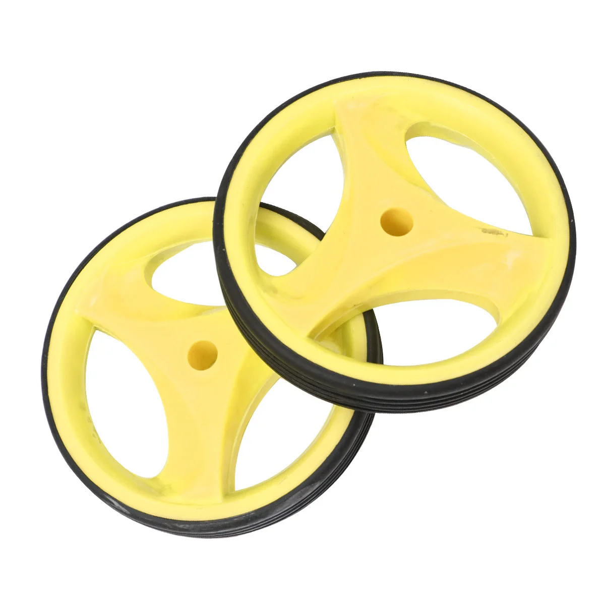 1 Set 12 Inch Bike Training Wheels Yellow Flashing Bicycle Auxiliary Wheel Mute Balance Support Sturdy Adjustable