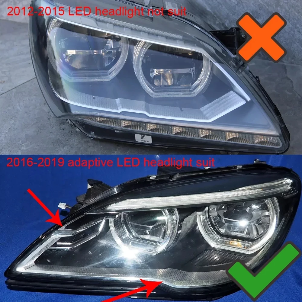 For BMW 6 Series M6 F12 F13 F06 CSL Headlight Yellow DRL LED Angel Eye Boards 7394901 Daytime Running Lights 63117394902