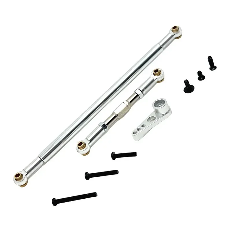 

Metal Steering Link Rod Pull Rod and Servo Arm For MN128 MN86 G500 1/12 RC Crawler Car Upgrade Parts