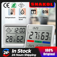 Bluetooth Digital Thermometer LCD Hygrometer Indoor Room Electronic Temperature Humidity Meter Sensor Gauge Weather Station