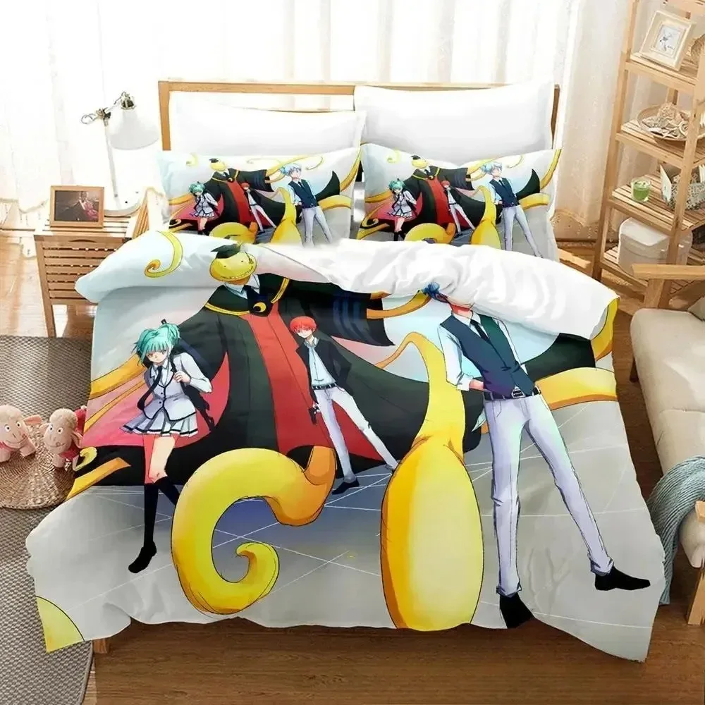 

Anime Assassination Classroom Koro-sensei Bedding Set Bedroom Soft Modern Bedspreads Comefortable Duvet Cover Cover Pillowcase