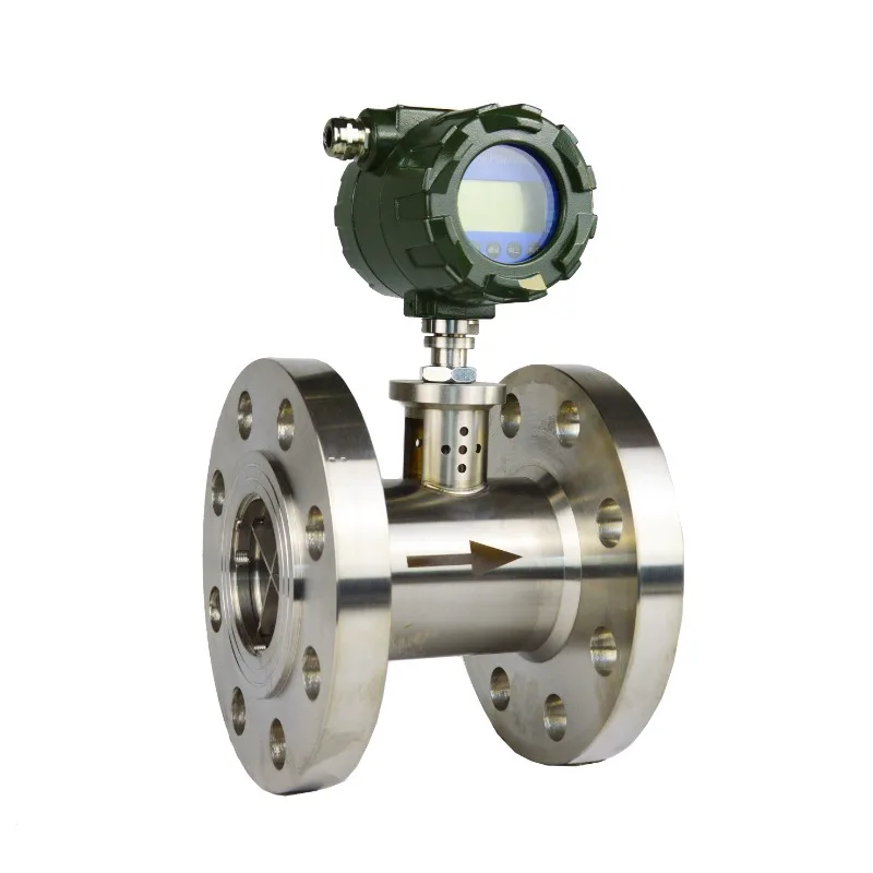 DN15~DN200 High temperature water food liquid chemical liquid turbine flowmeter with heat dissipation function