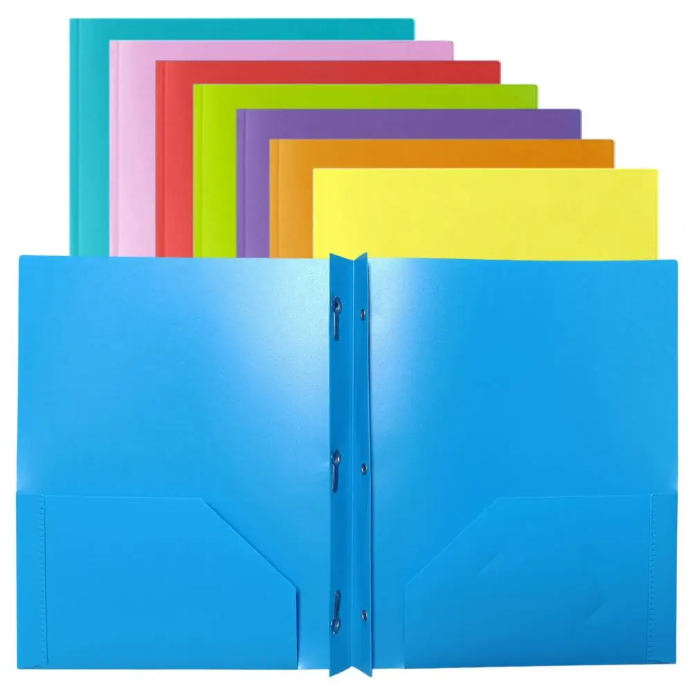 

8Pcs Multicolor Plastic Folders Neatly Organize And Store Documents Versatile Folders organizadores de escritorio