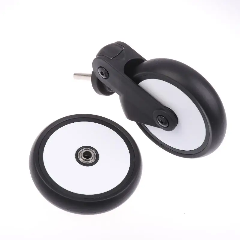 

1 Set Stroller DIY Accessories For Stroller Replacement Rubber Wheels Front And Rear Wheel