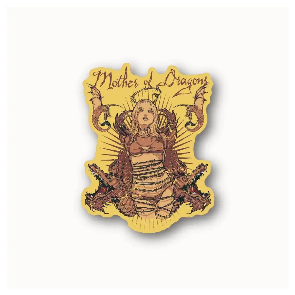 Mother Of Dragons Waterproof Stickers For Decorating Car Windows Motorcycles And Computers.