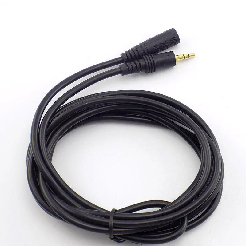 1.5/3/5/10M 3.5mm Stereo Male to Female Audio Extension Cable Cord for Headphone TV Computer Laptop MP3/MP4 Earphone H10