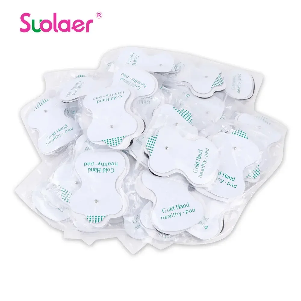 10/20Pcs Tens Electrode Pads Conductive Gel Acupuncture Therapeutic Pulse Pressure Electrical Muscle Stimulator Massage Patches