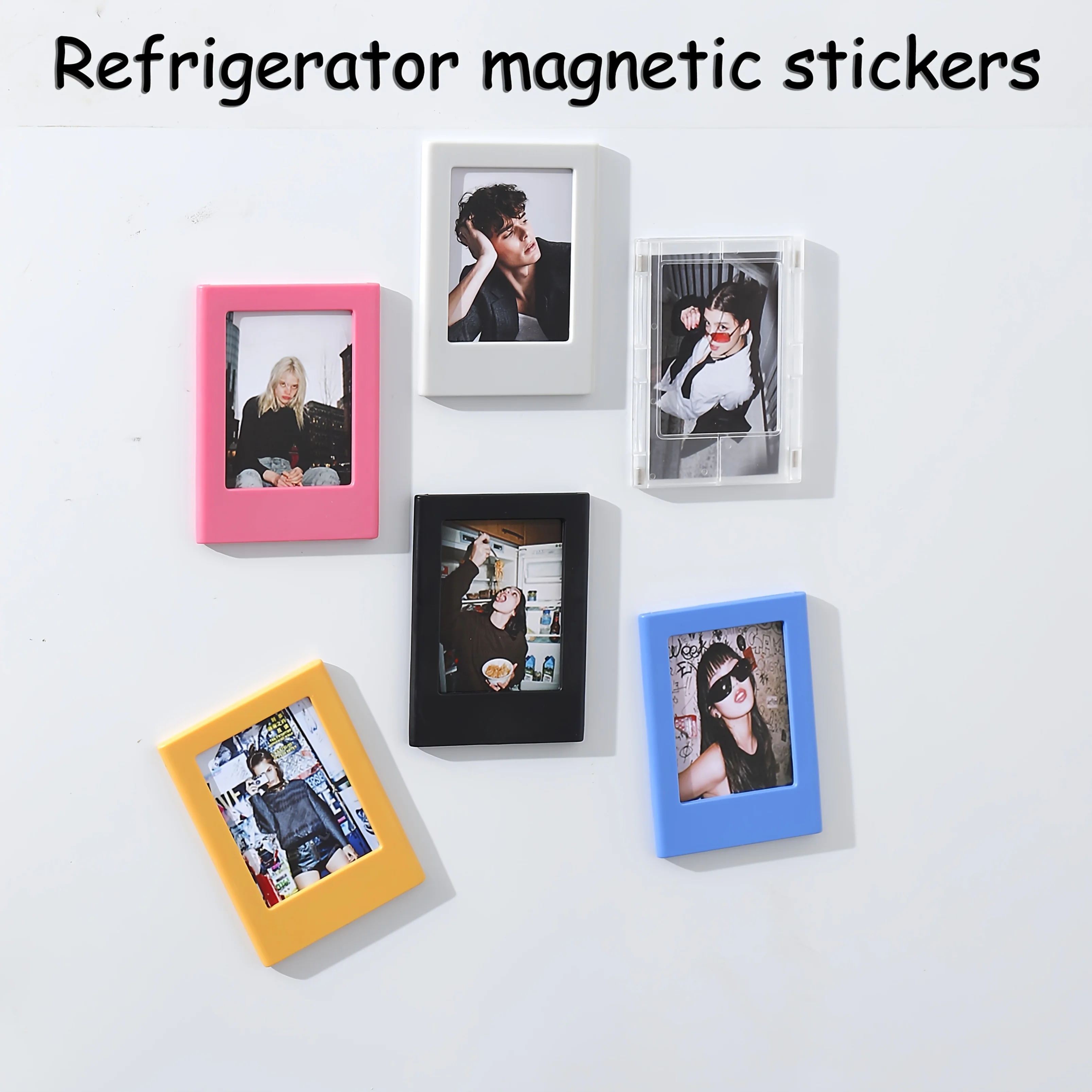1/5 stücke Retro Magnetische Foto Rahmen für Fujifilm Instax 3 zoll Negative Album Display Halter für Küche Home Decor speicher Geschenke – Detail 7