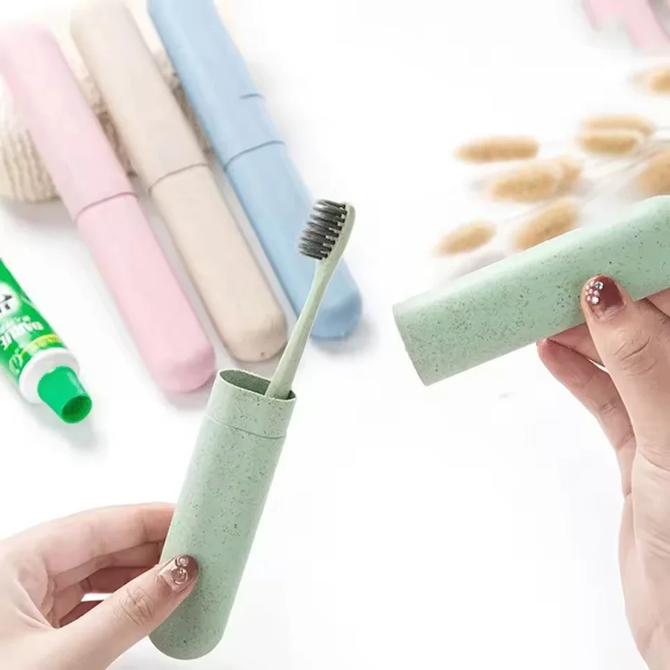1/4Pcs Portable Travel Toothbrush Holder Plastic Toothbrush Container Protector Cover for Traveling,Camping,Home,School,Business - view 2