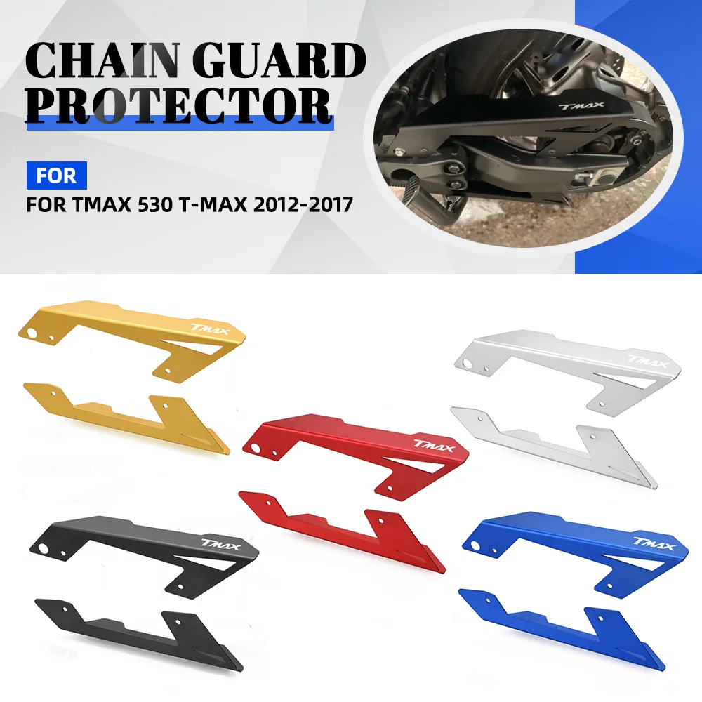 

Chain Sprocket Cover Protection Frame Guide Guard For Yamaha TMAX 530 T-MAX 2012 2013 2014 2015 2016 2017 T-MAX530 TMAX530