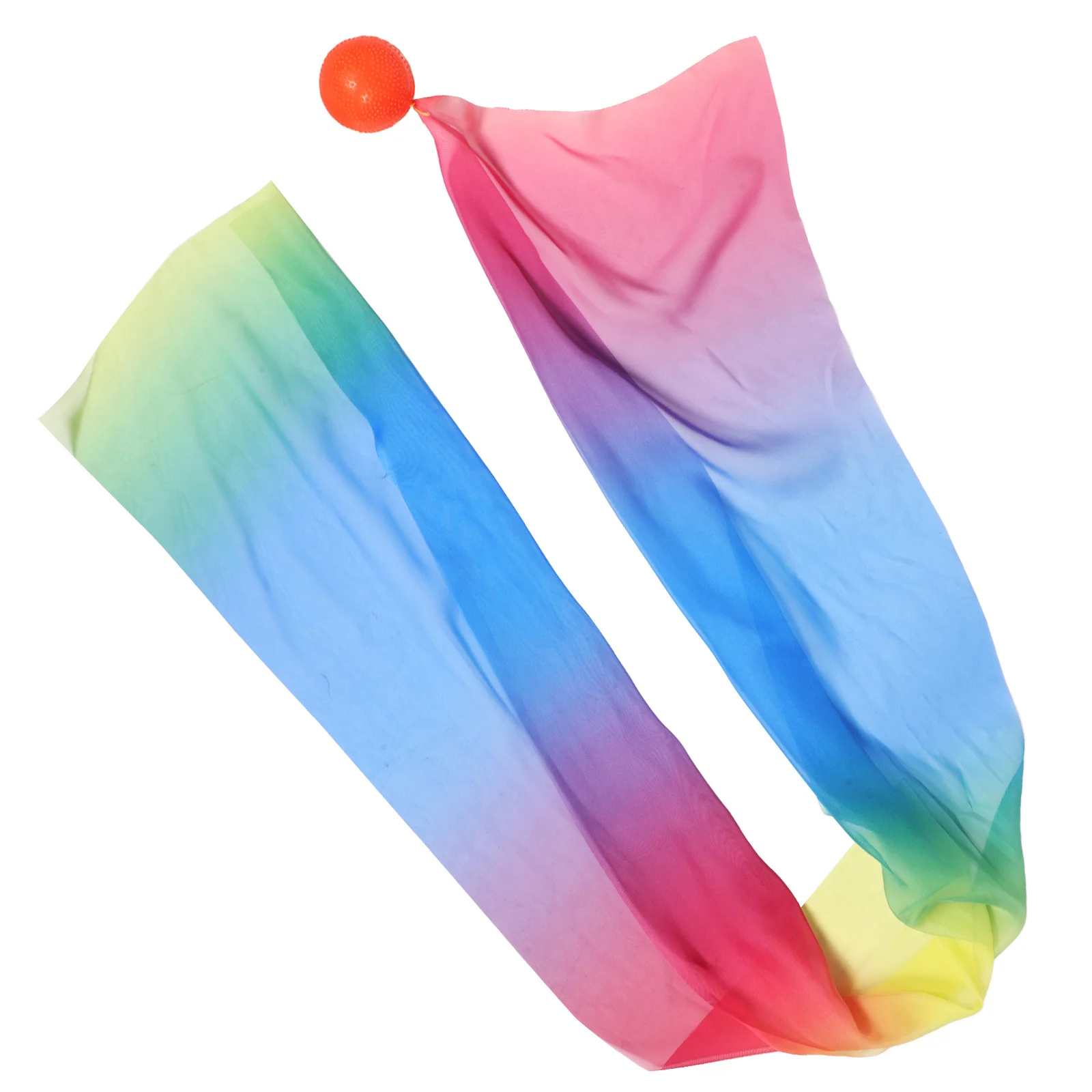 

Soft Long Ribbon Ball Exercise Ball Tai Chi Fitness Cloth Flexibility Ribbon Gymnastic Streamer Tai Chi Softball