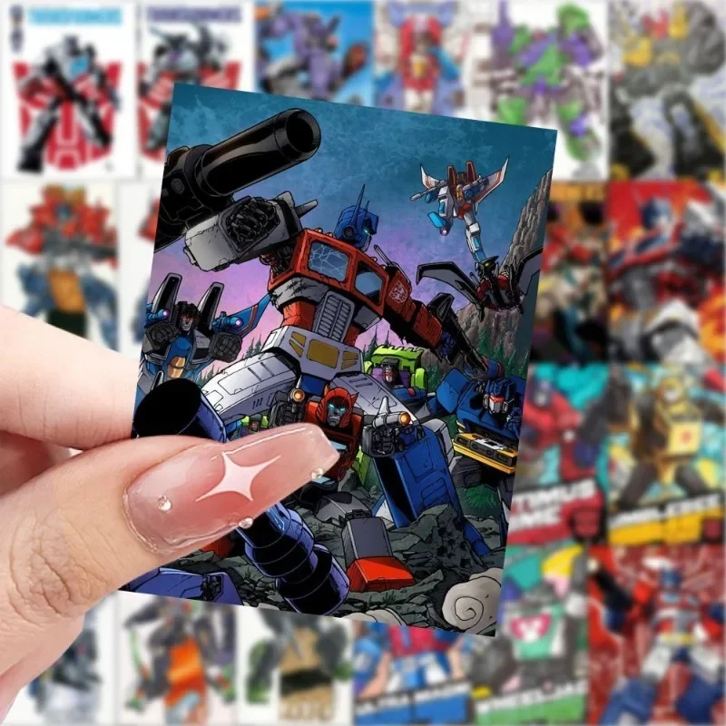 60PCS Transformers Bumblebee Optimus Prime Crosshairs Ironhide Cartoon Laptop Phone Case Children Toy Sticker Wholesale