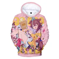 Japan Harajuku style HOLOlive Inugami Korone 3D Hooded Sweatshirt Casual Adult Kids Pullovers Casual Hoodies Sweatshirts