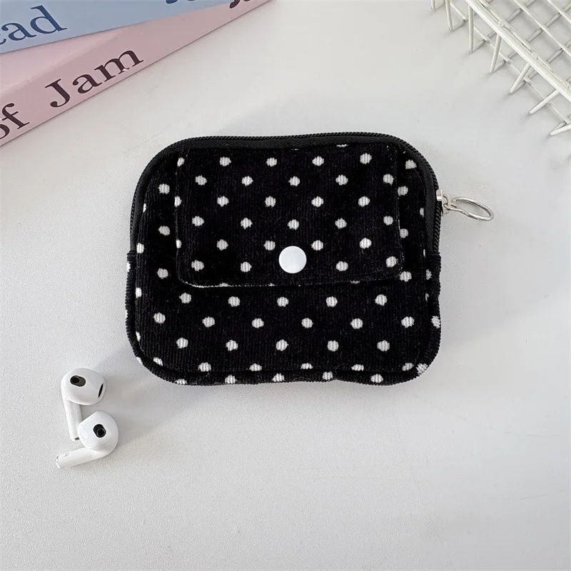 Cute Student Coin Purse Card Bag Floral Korean Fashion Wallet Card Holder for Girls Portable Cute Small Storage Bag