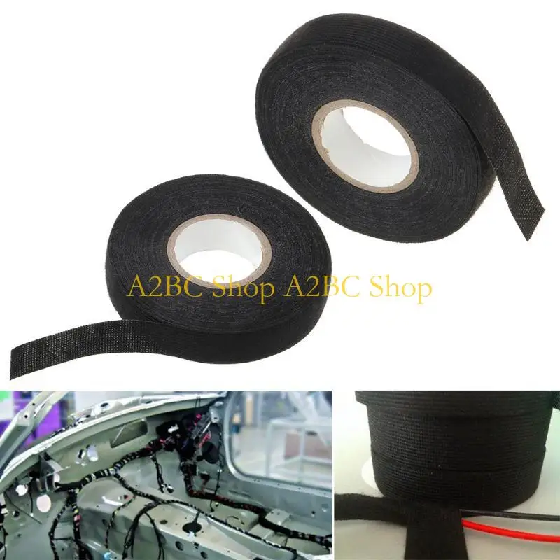 A2BC 1Pc 19mm Car Auto Wiring Harness Tape Adhesive Cable for Protection