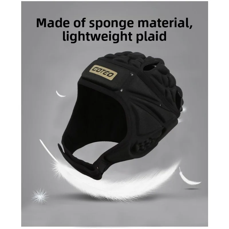 رغوة لينة خوذة كرة القدم تأثير حماية الرجبي الرياضة والعتاد مبطن حارس المرمى قبعة التزلج على الجليد هوكي المرمى التدريب #2