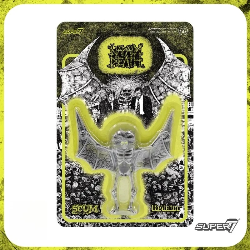 Super7 The Napalm Death ReAction-figuur (3,75 inch) |   Verzamelspeelgoed van punkrock |   Kerstcadeau