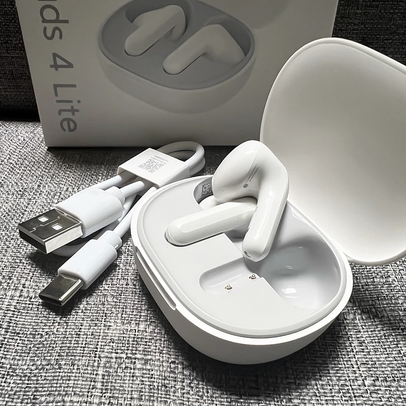 Xiaomi Redmi Buds 4 Lite TWS Earphone Bluetooth 2023, Earphone aktif penghilang kebisingan baterai tahan lama IP54 Buds 4 Edisi anak muda 5.3