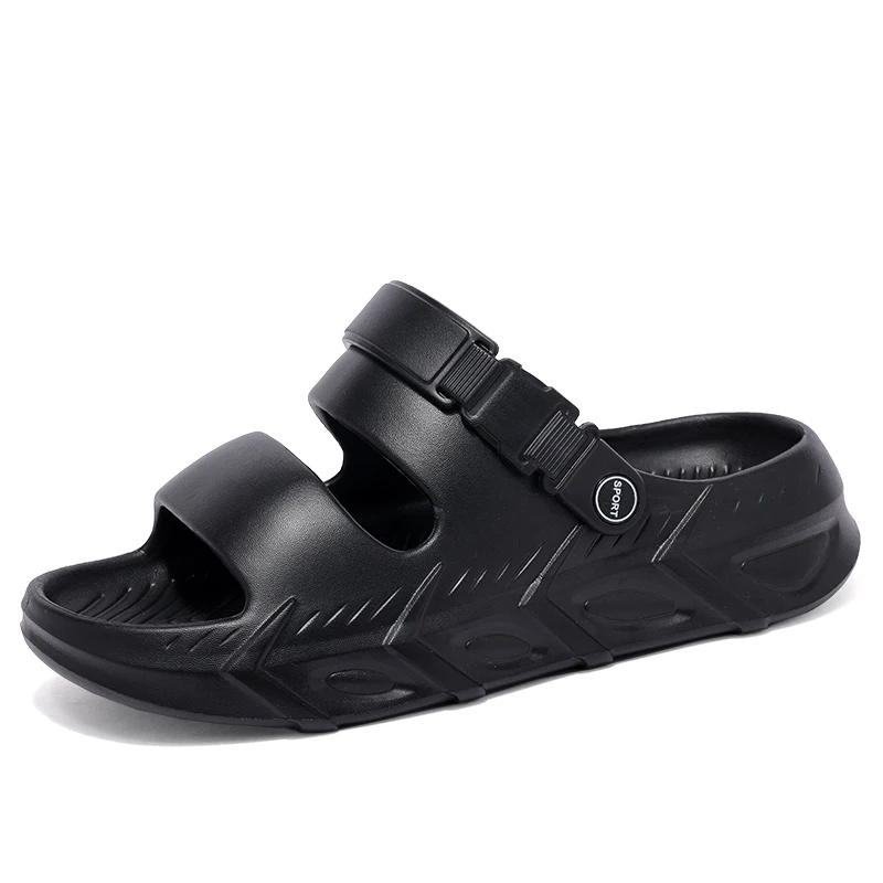 Mens Rubber Platform Sandals Slippers Beach Shoes Garden Clogs Slip On Sandal Driving Size 46 47 Lightweight Soft
