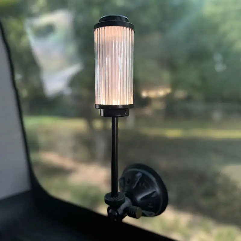 Camping Lamp Pole Camping Non-Slip Lamp Pole Camping Lamp Accessories With Suction Cup Screw Lightweight Lantern Post For