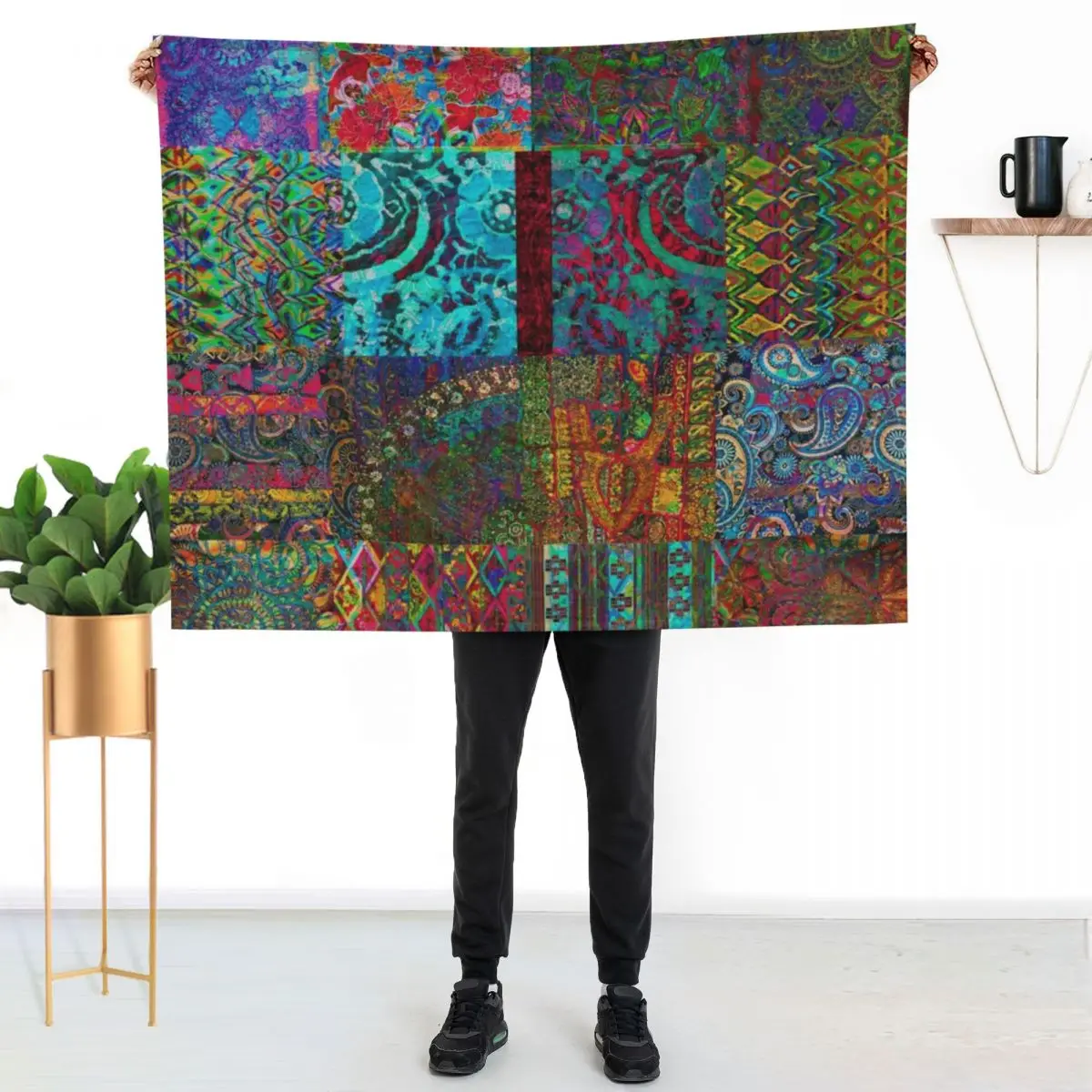 

Bohemian Wonderland Throw Blanket Stain Resistant Cozy Warm Blanket