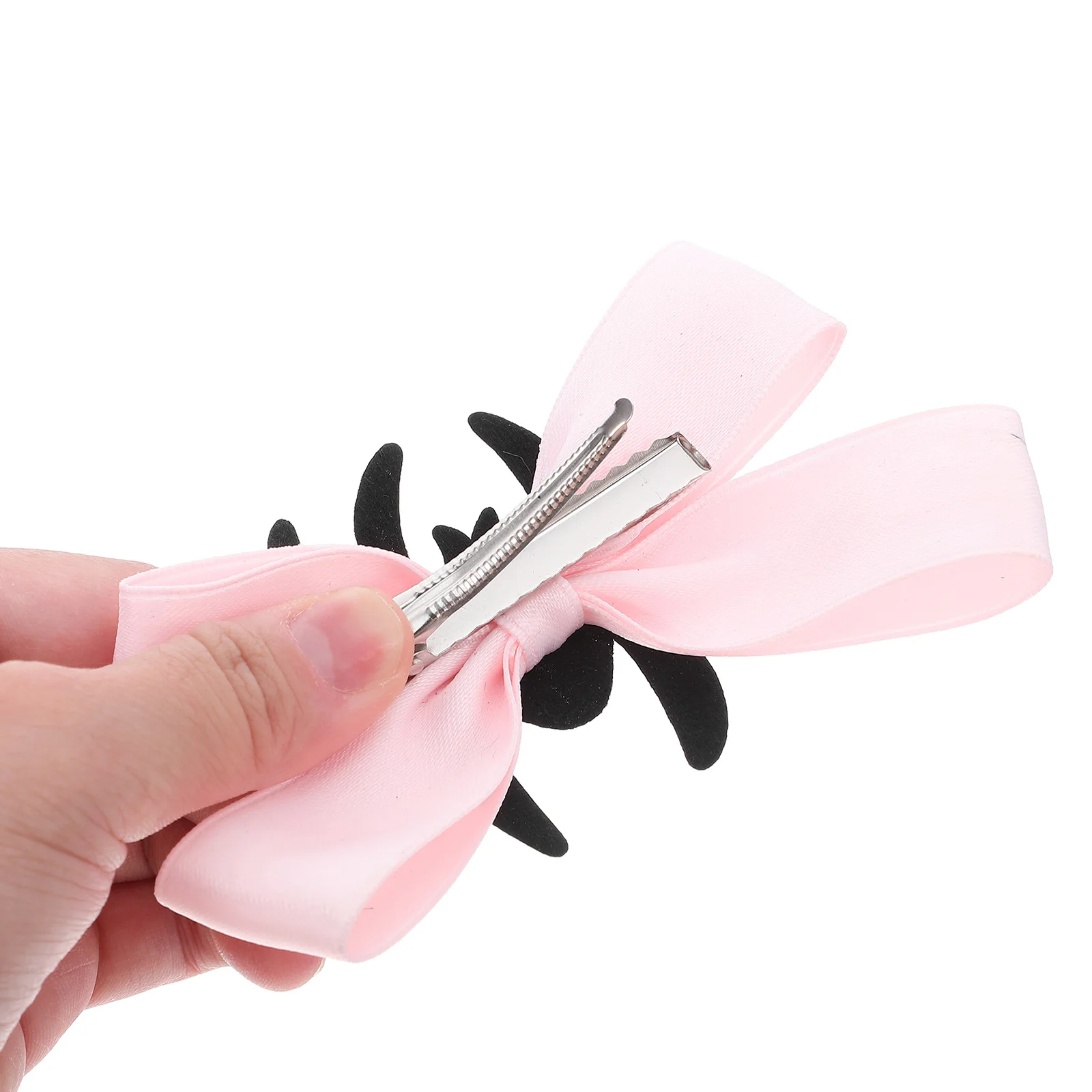 

3 Pcs Halloween Decorative Hair Clip Costume Party Hairpins Clips Spider Bow Cloth Cosplay
