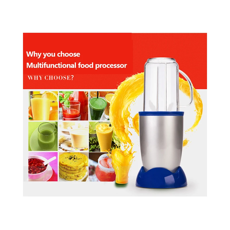 220V Household Mini Multifunctional Baby Food Machine Mini Mixer Milkshake Machine Meat Grinder Dry Grinding / Meat Three In One