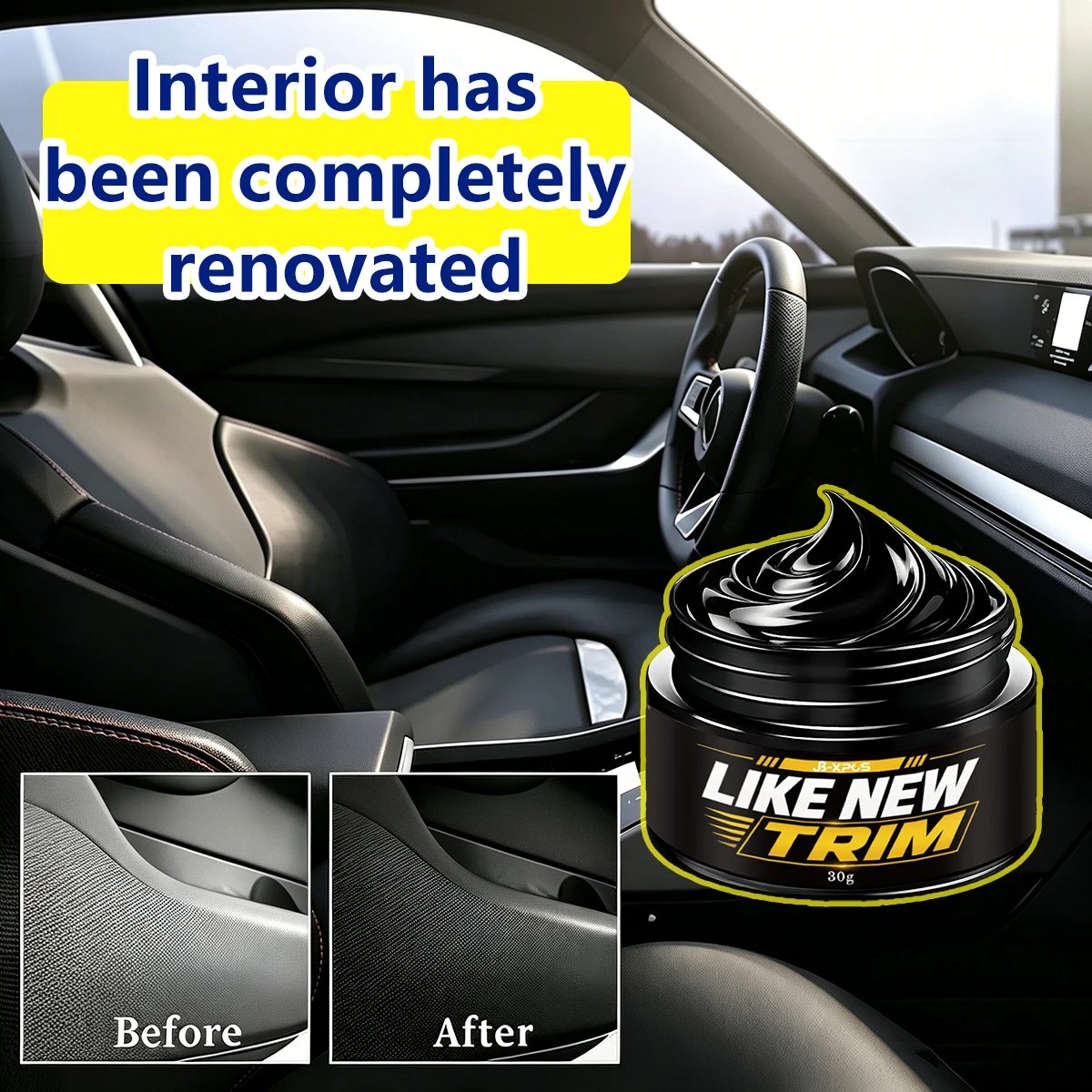 Trim Restorer Plastic - Creme Restaurador de Plástico Automotivo de