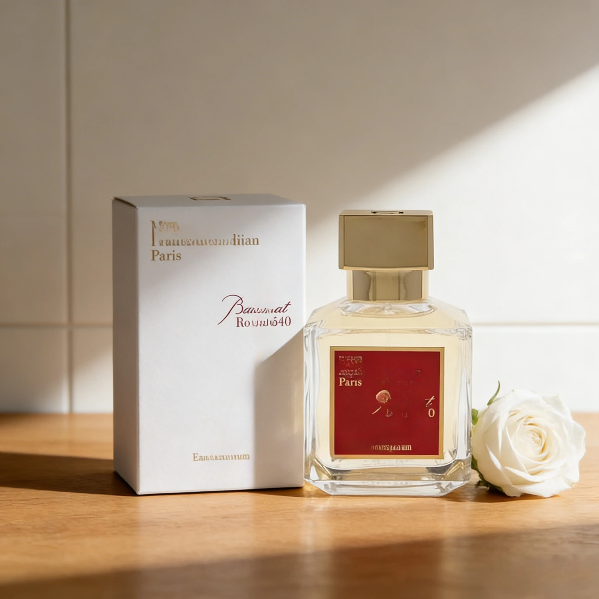 Baccarat Rouge 540 Eau De Parfum Spray Women's Perfume 2.3 Fl Oz Elegant Long-Lasting Luxe Floral Woody Aroma Charming Refined