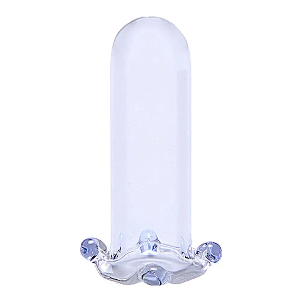 Handmade Glass Bead Decoration Reusable Silicone Straw Caps Adjustable Glass Stainless Steel Straw Toppers for Cups for Drinks