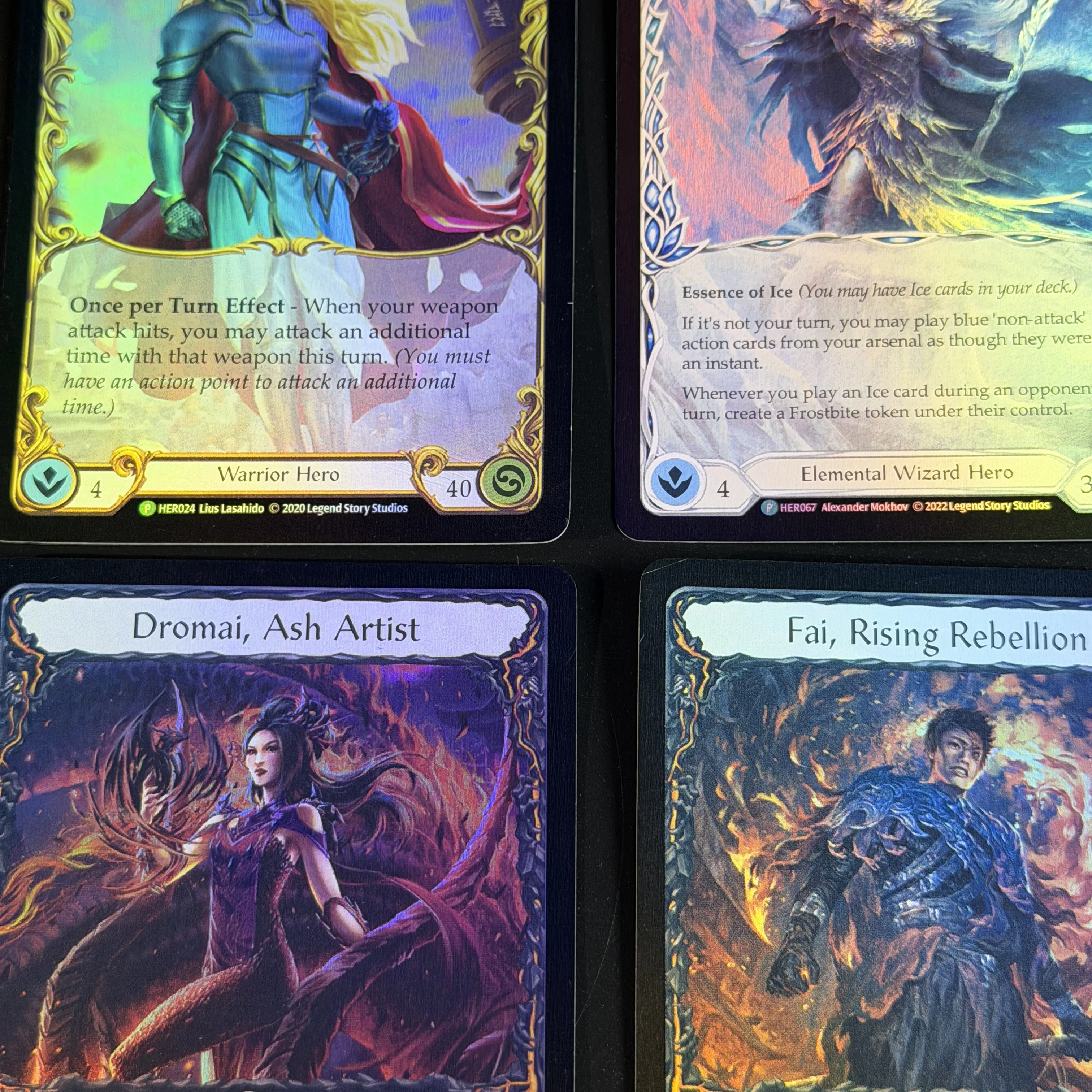 Flesh and Blood FAB Hero Promo HER Rainbow Foil 024 065 066 067