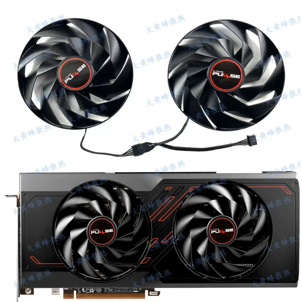 

New Cooling Fan for SAPPHIRE RX7600XT RX7700XT RX7800XT PULSE Video Card