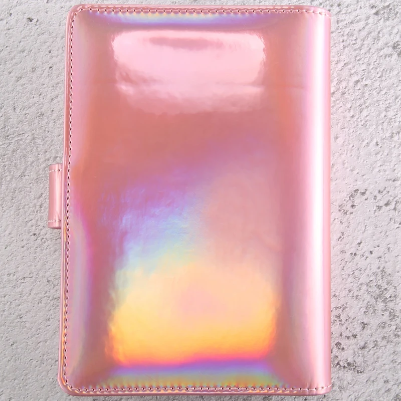 Бюджетная папка на кольцах A6, блокнот с прозрачным конвертом для наличных денег, органайзер для набивки денег с наклейками