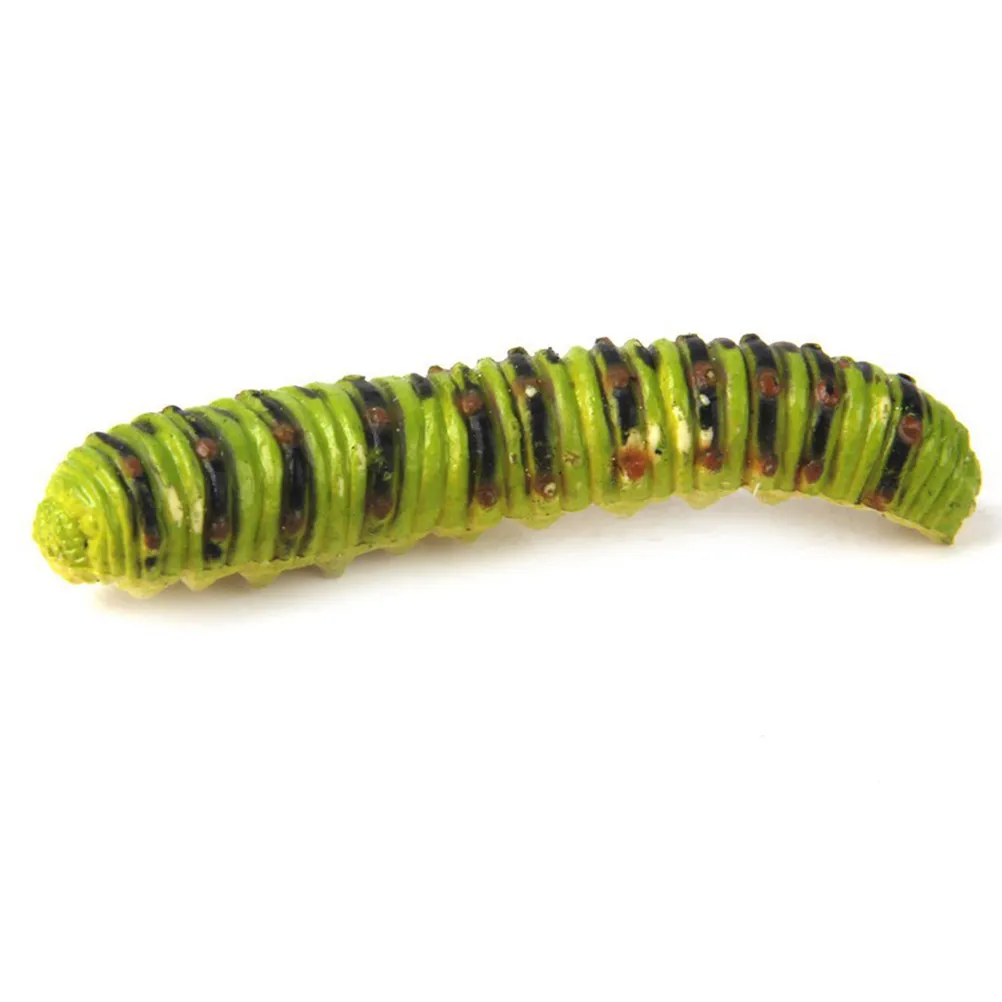 

20Pcs Simulation Plastic Worms Crawling Science Educational Halloween Prank Joke Learning Favors Plastic Caterpillar Model