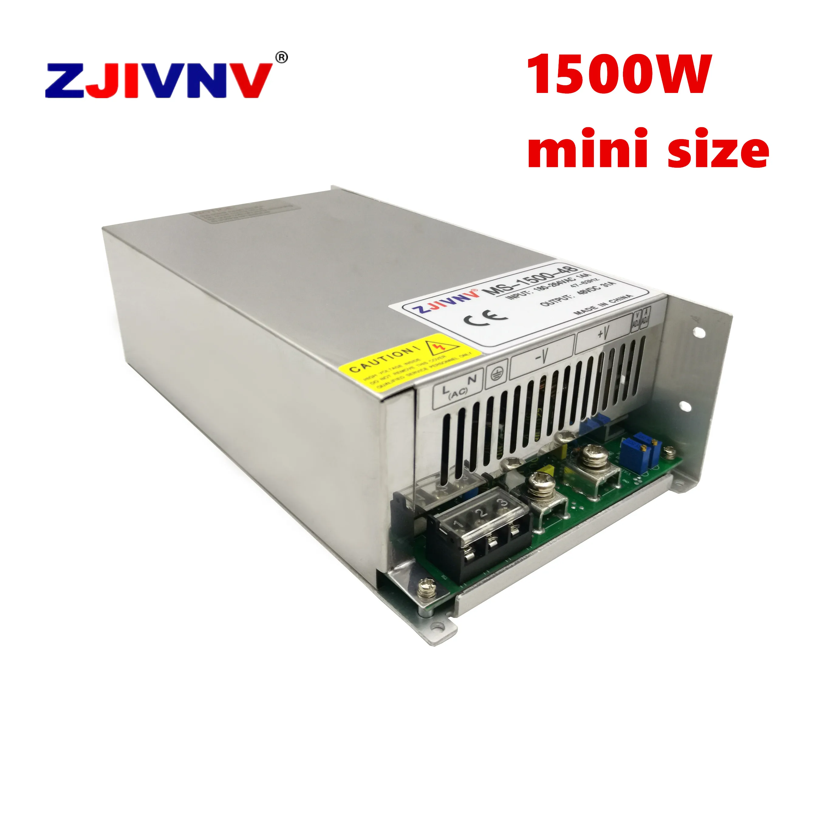 

mini size 1500w switching power supply input 220vac to DC 24V 36V 48V 60V 80V output voltage and current adjustable CC CV PSU